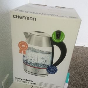 chefman easy steep digital kettle